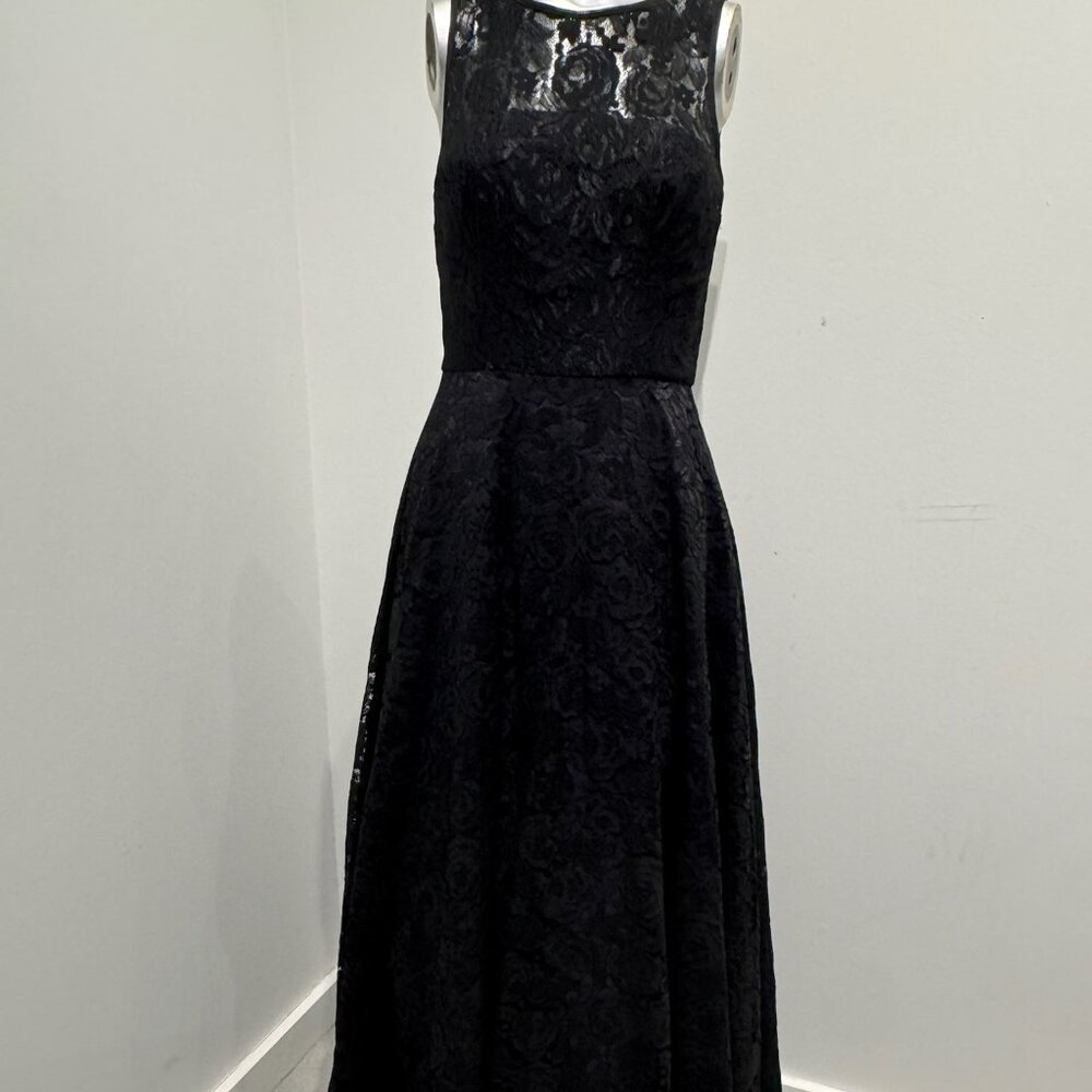 SOLD - Andrew A Dela Formal Black Dress